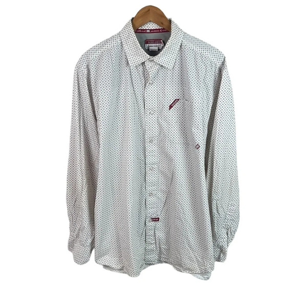 BF1008 Mens Ecko Unlimited Rhino Brand Urban Button Down Shirt XL - Picture 1 of 6